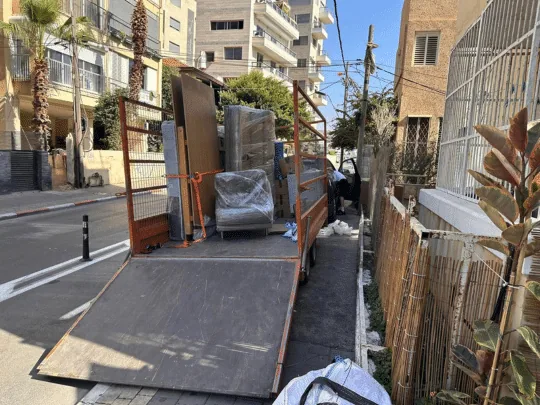 תמונה מהובלה בשטח